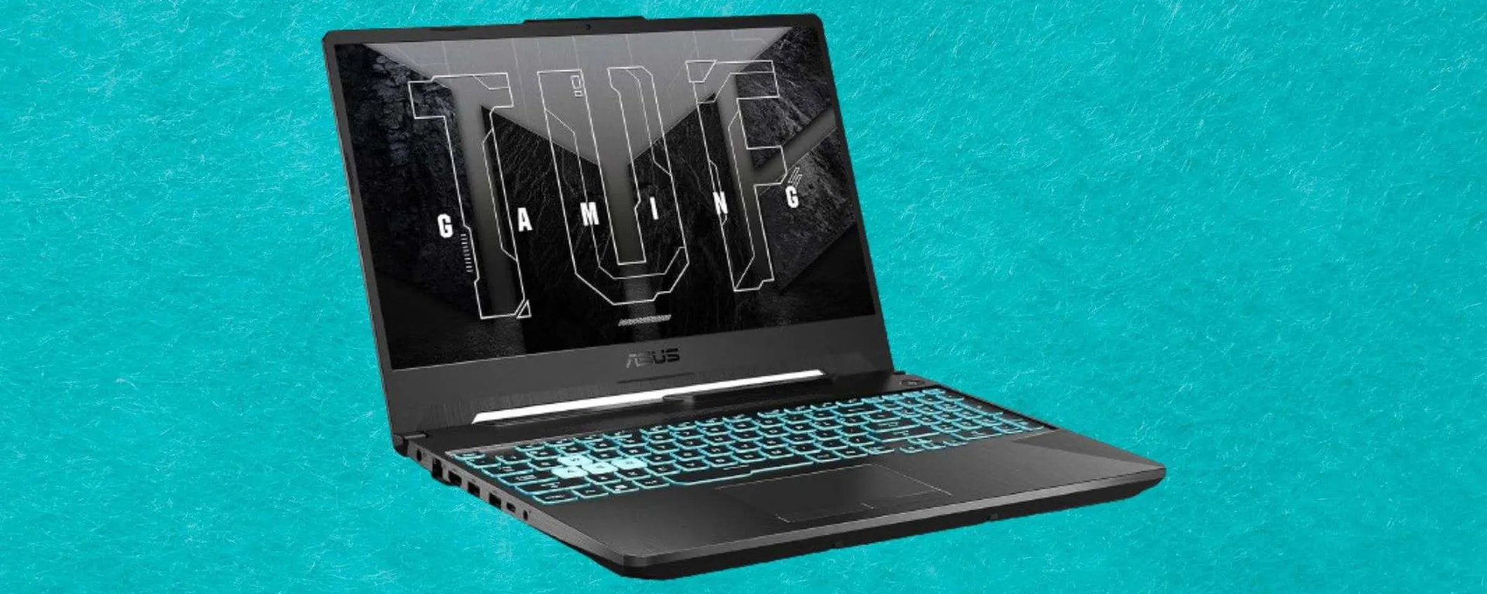 Asus TUF A15 in offerta su Amazon: laptop da gaming a meno di 800€