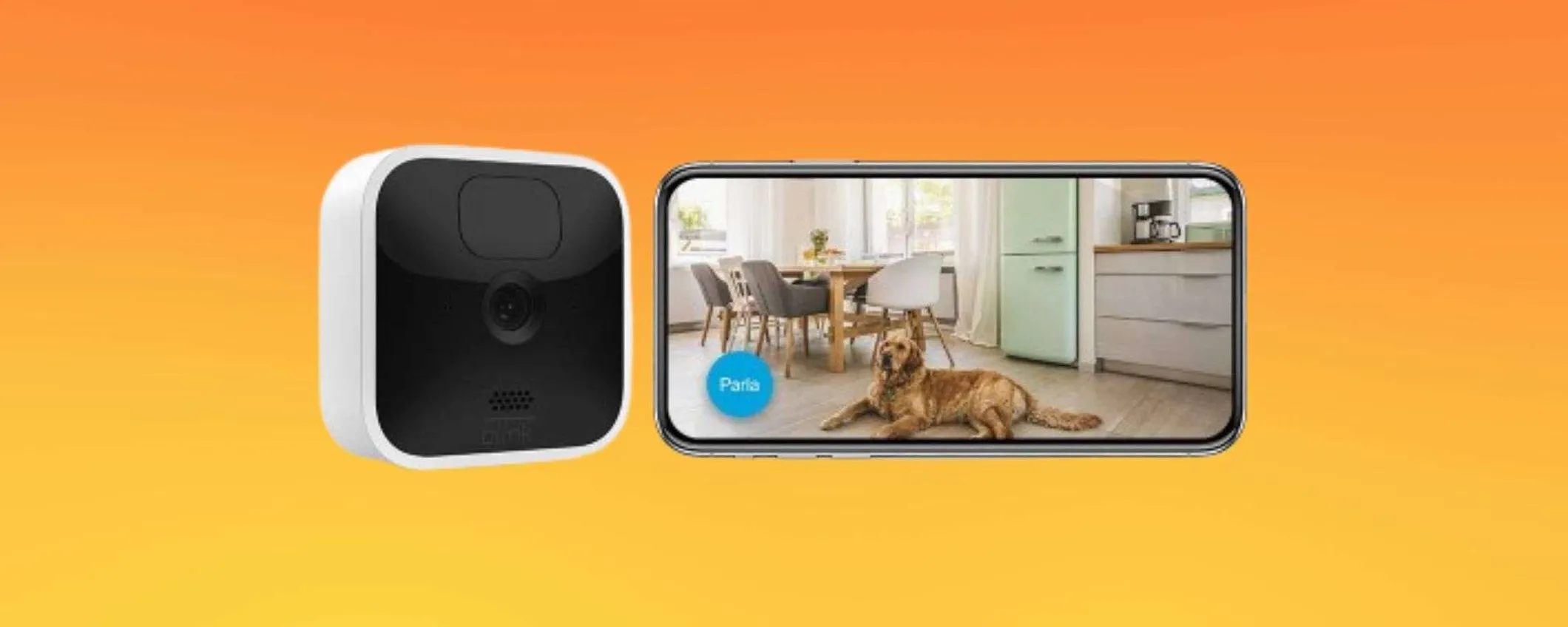 Da 229 a soli 119 euro: super offerta a tempo sulle telecamere Blink Indoor