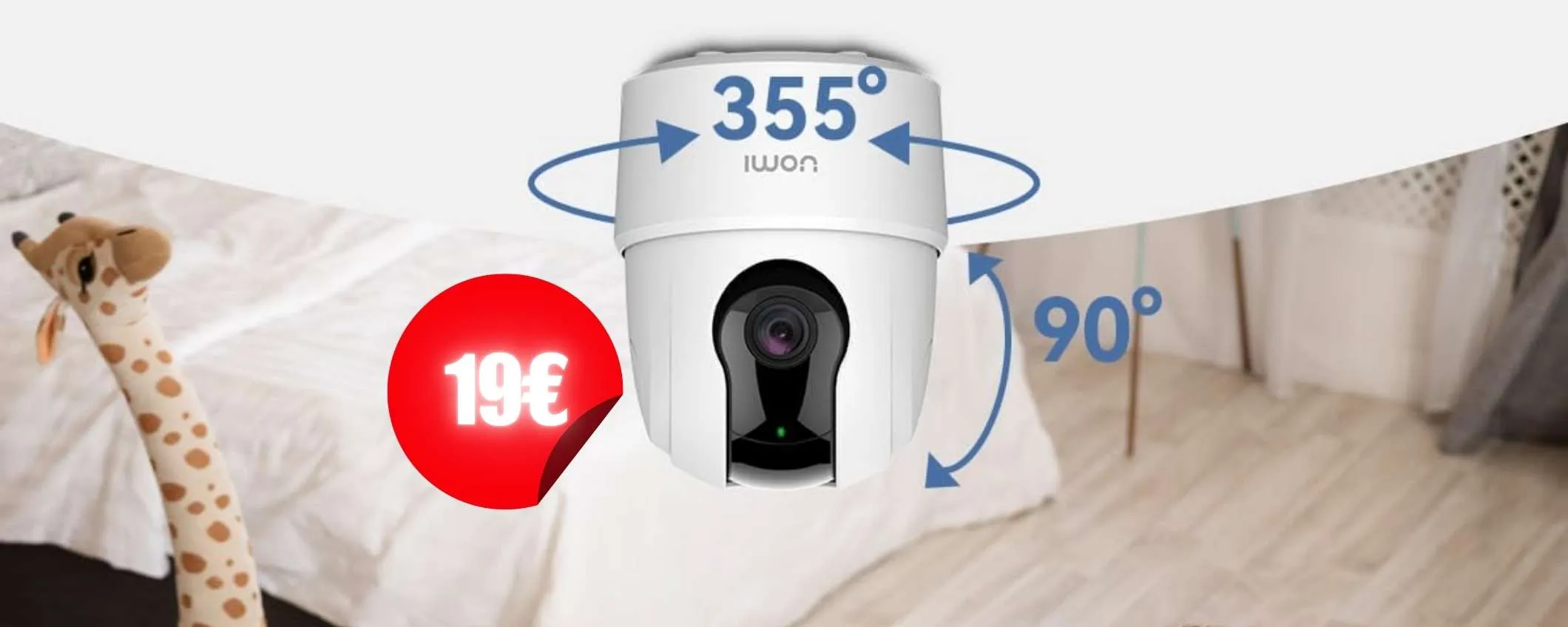 Telecamera WiFi IMOU: con 19€ la tua casa è monitorata e SICURA