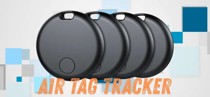 4 Air Tag Tracker per localizzare gli oggetti con batteria sostituibile (18€)