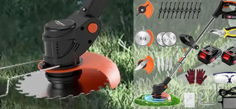 Decespugliatore con 2 batterie e una MAREA di accessori a prezzo SHOCK (56€)