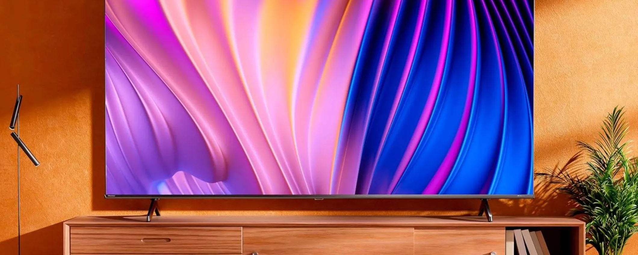 La SPETTACOLARE smart TV Hisense 55