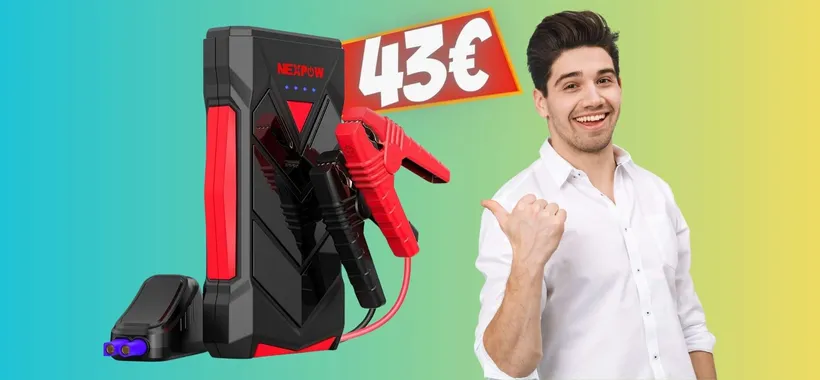 Batteria di nuovo carica con l'avviatore di emergenza/powerbank (43€)