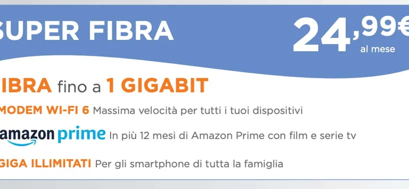 Super Fibra Limited Edition di WINDTRE a 24,99€