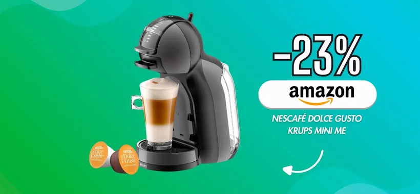 NESCAFÉ DOLCE GUSTO Mini Me scende a soli 60€ con buono regalo
