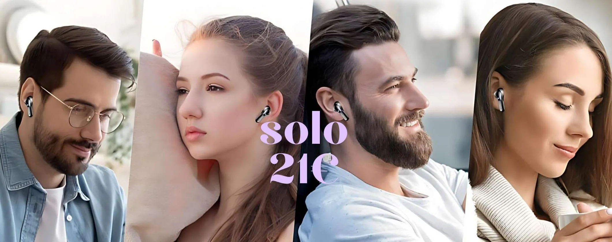 Auricolari Bluetooth 40 ore con ANC a soli 21€ su Amazon