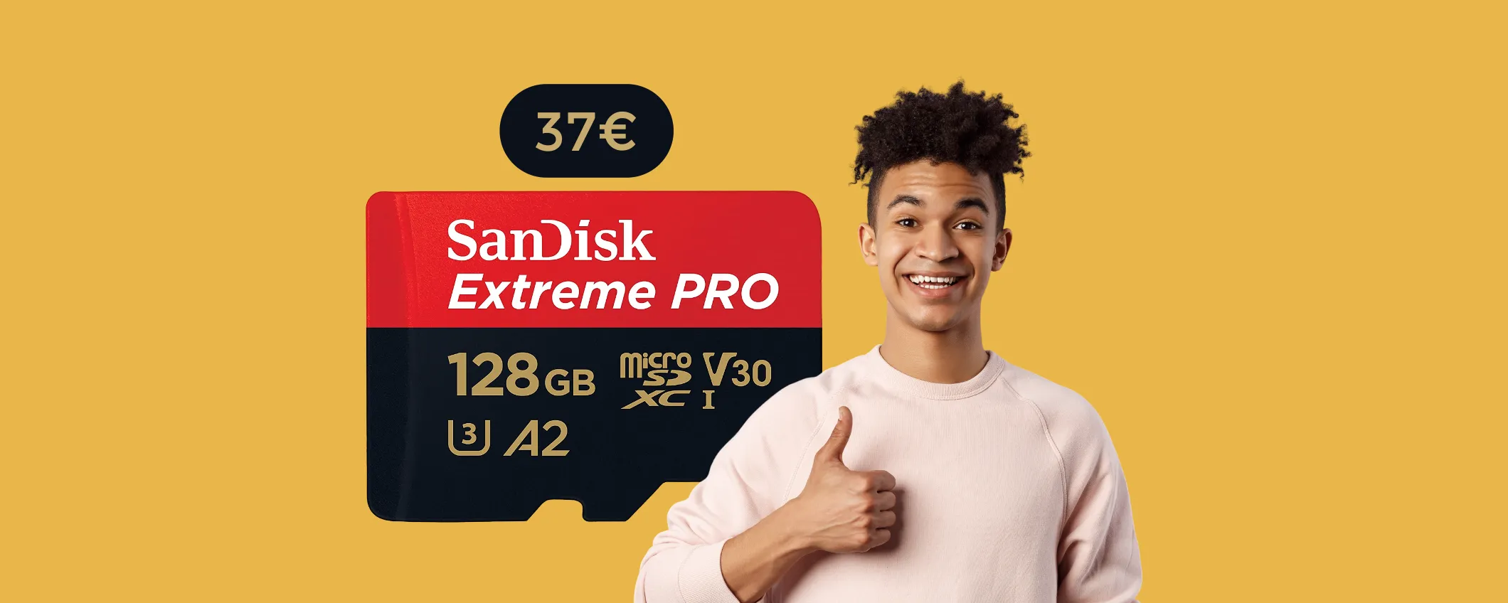 MicroSD SanDisk 128GB: best buy assoluto con questo PREZZONE (37€)