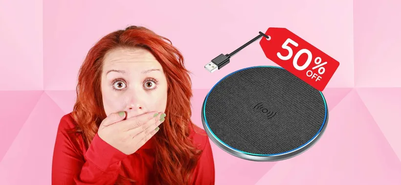 Caricatore wireless da 15W al prezzo BOMBA di 7€ su Amazon