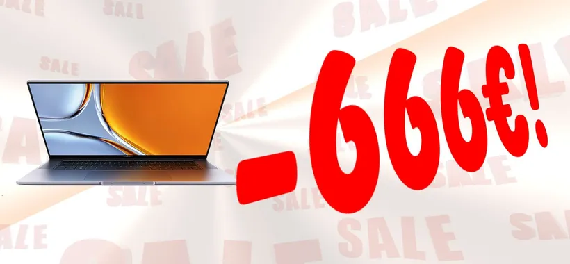 Huawei, SUPER laptop a un SUPER prezzo: così risparmi più di 600€