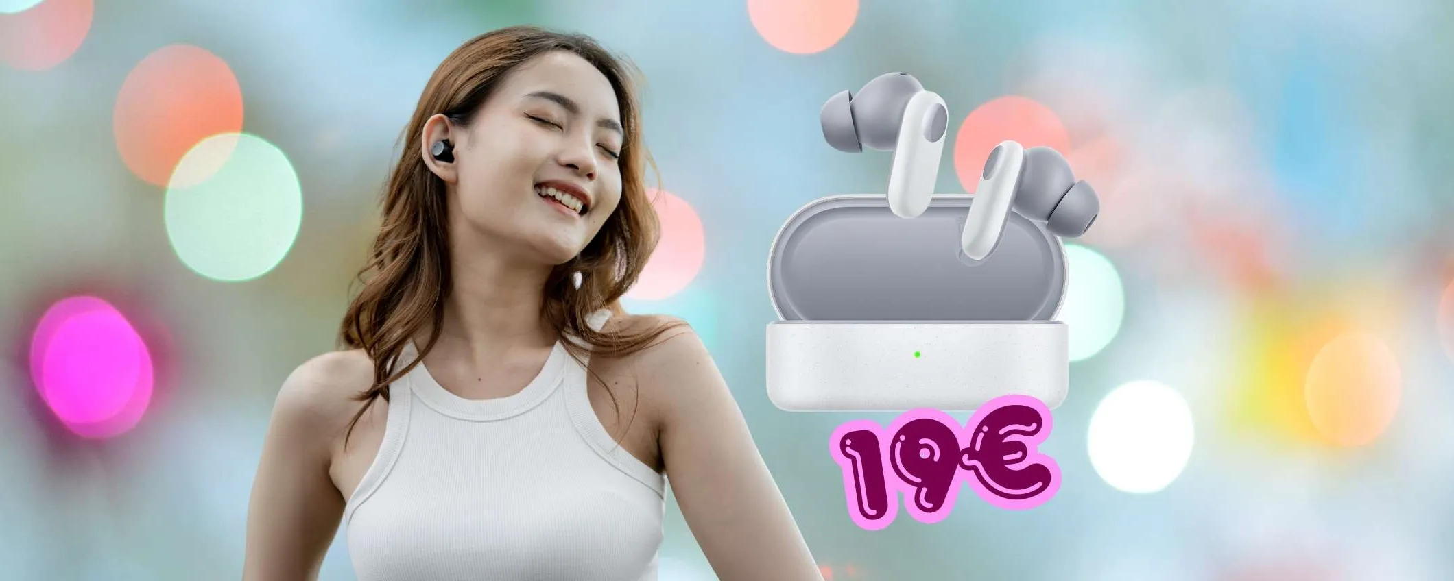 BOMBA Amazon: gli auricolari wireless Oppo Enco Buds2 PRO a soli 19€
