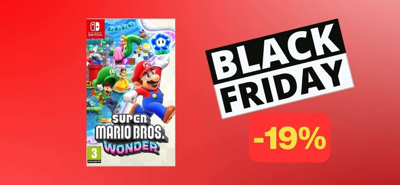 Super Mario Bros Wonder in offerta Black Friday al MINIMO STORICO