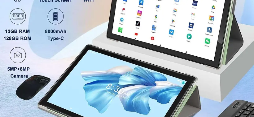 Tablet Android 13 con tastiera e mouse in SUPER OFFERTA su Amazon: maxi sconto del 77%