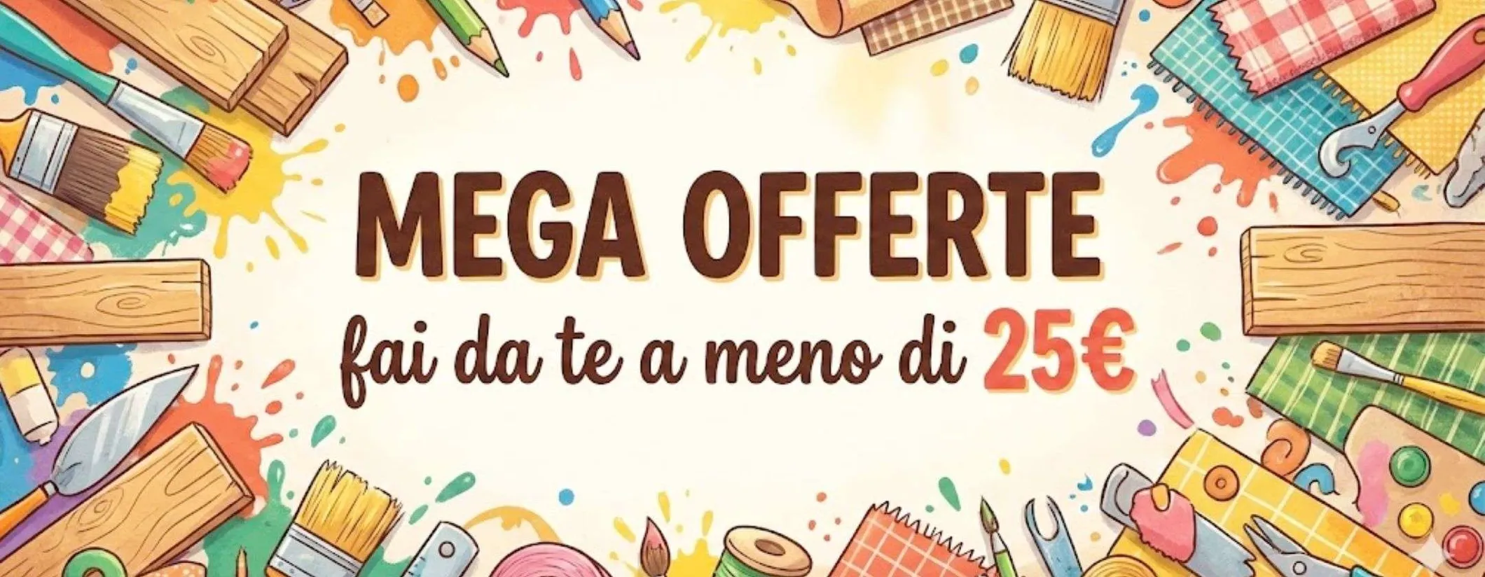 Fuoritutto fai da te da 2,56€ a 25€: OCCASIONISSIME Amazon per chiudere l'anno