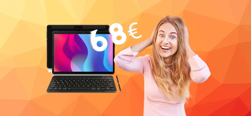 Tablet da 10" con custodia, penna e tastiera a 68€ è una BOMBA