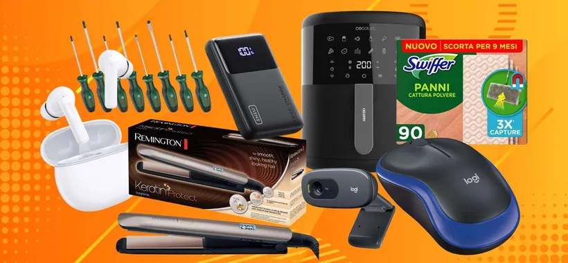 OFFERTE WOW su Amazon da 13€ a 46€ e c'è anche una friggitrice ad aria