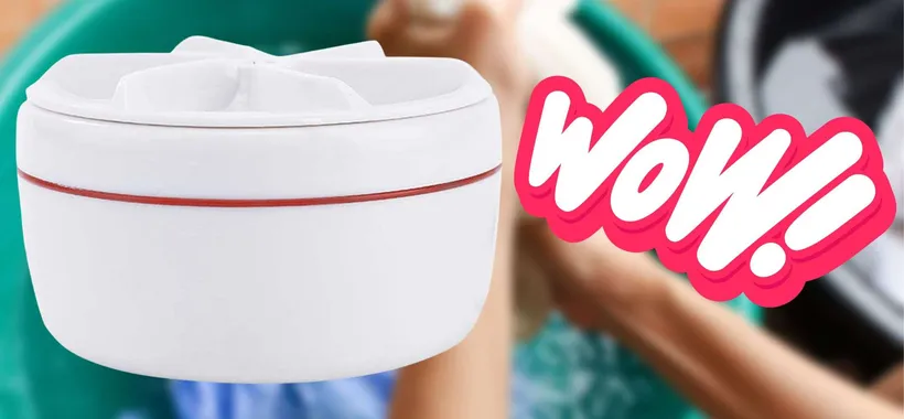 La lavatrice portatile a ULTRASUONI è la genialata definitiva: 17€ su Amazon