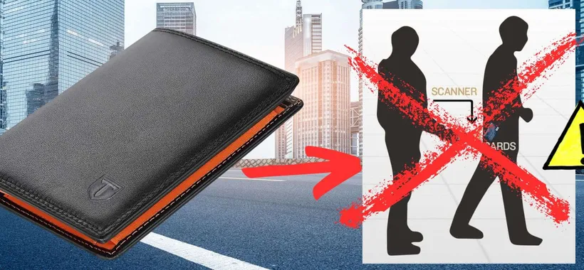 Portafogli con ANTIFURTO e design premium a 11€: sicuro, economico e UTILISSIMO