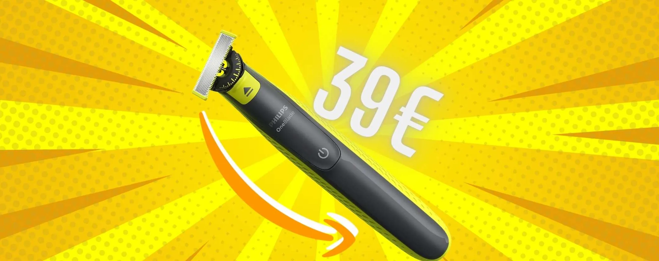 Philips OneBlade 360: regolabarba elettrico per viso e corpo ora a 39€