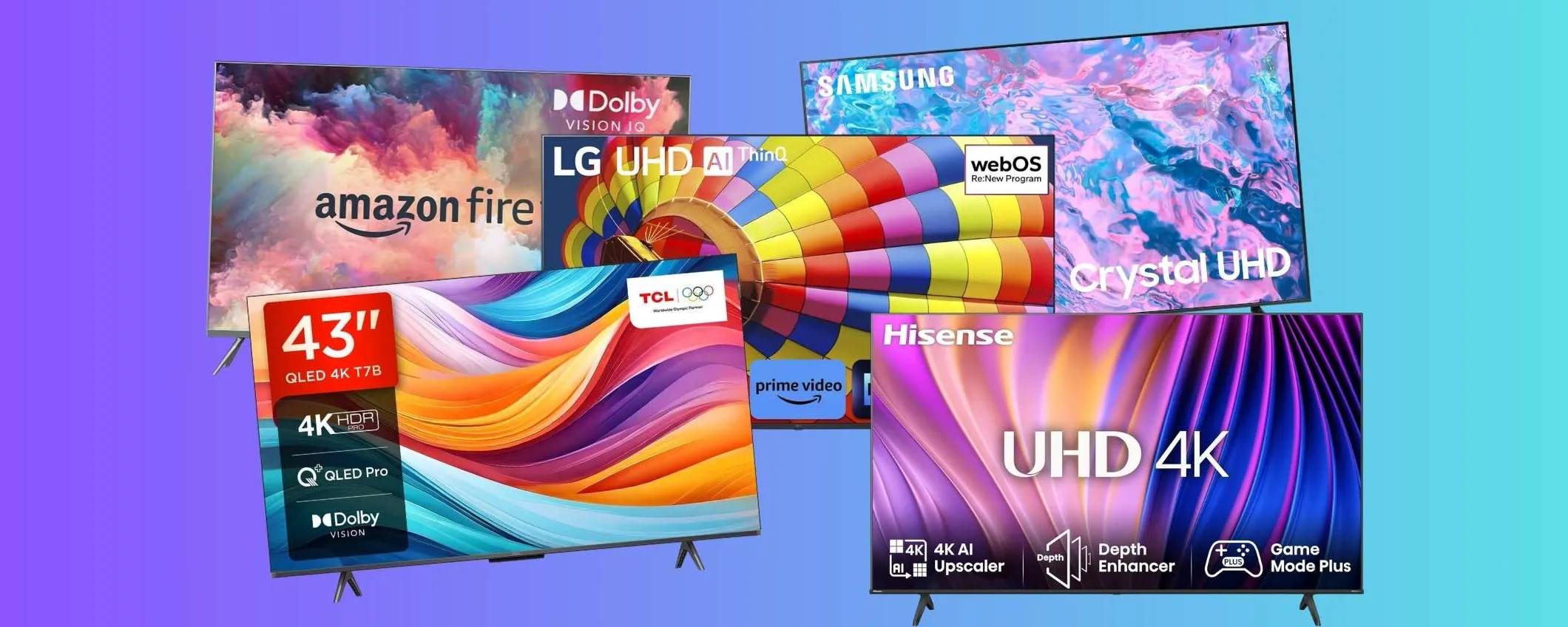 Amazon OUTLET: 5 Smart TV da 43