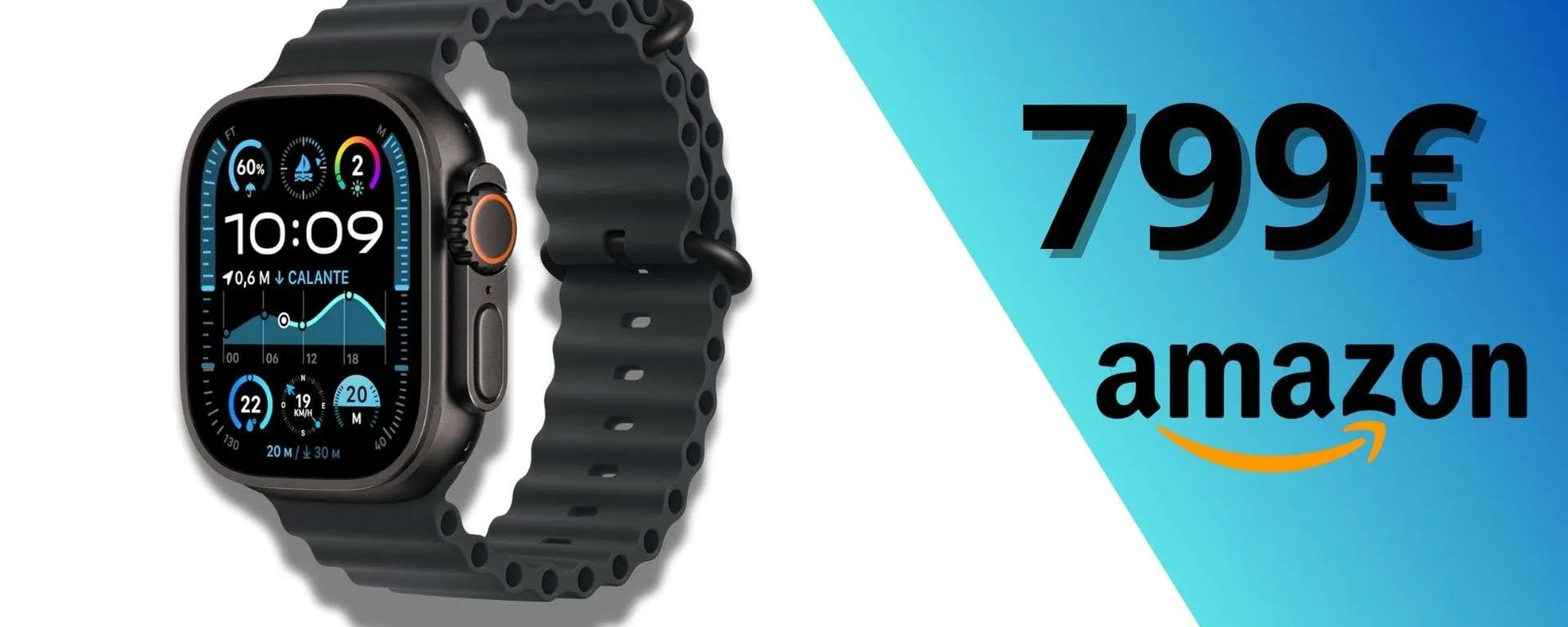 L'Apple Watch Ultra 2 torna al prezzo minimo storico: devi fare in fretta (Amazon)