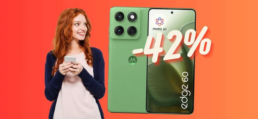 Motorola edge 60: foto pazzesche, ricarica velocissima e costo azzerato (-42%)