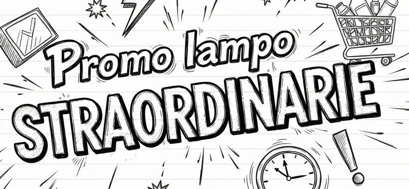 Promo lampo Amazon STRAORDINARIE per il 9 settembre (a partire da 8,49€)