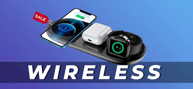 Stazione di ricarica wireless Qi in offerta su Amazon (-17%)