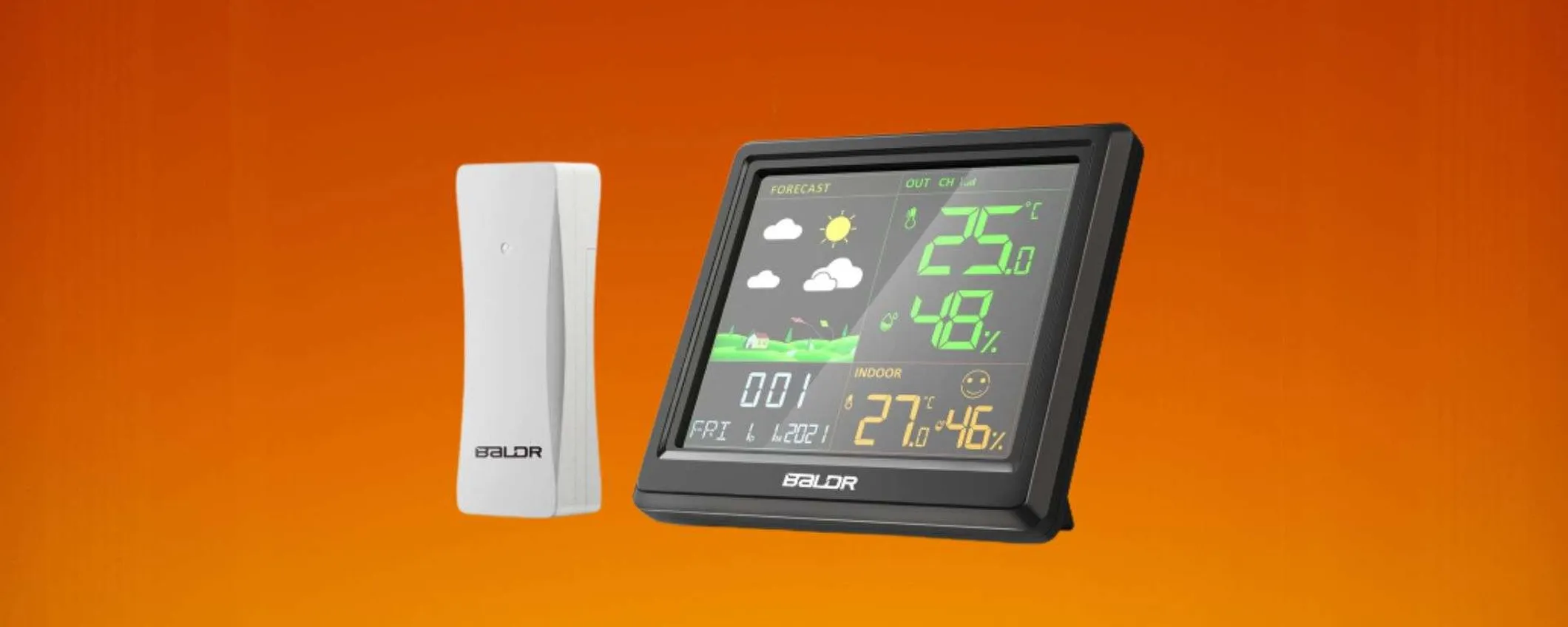 Stazione meteo wireless in offerta su Amazon a soli 39,99€