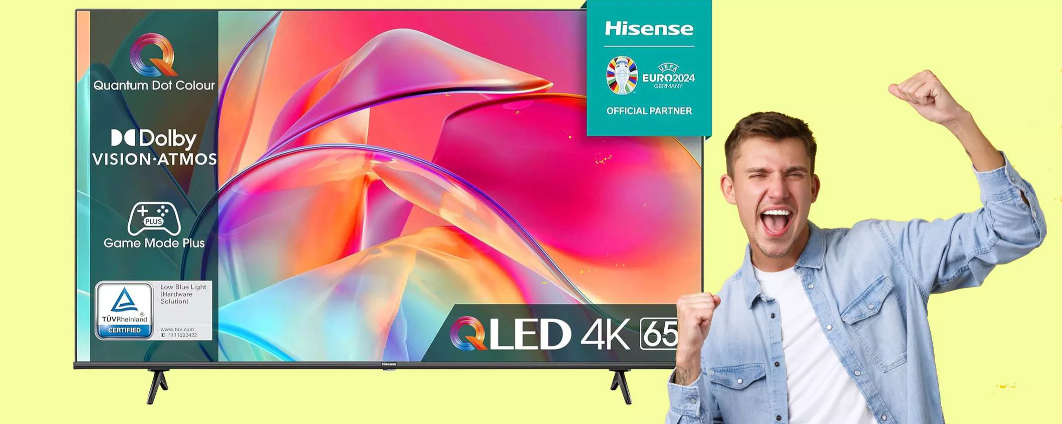 Smart TV Hisense 4K QLED da 65