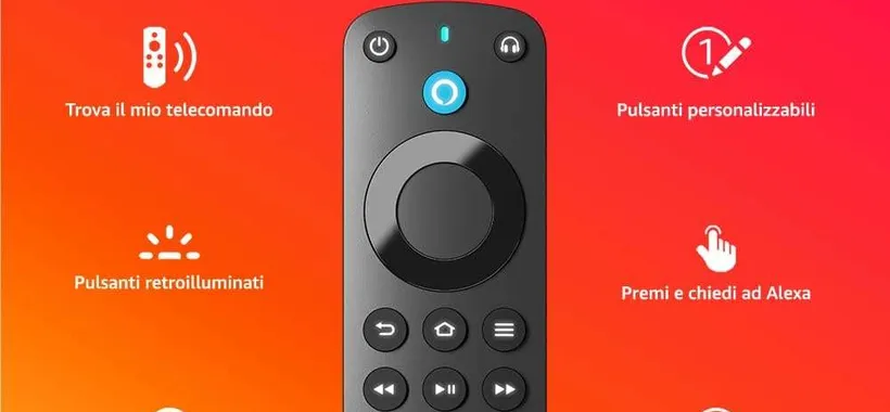 Il telecomando per Fire TV con ALEXA a soli 29,99€: offerta a tempo