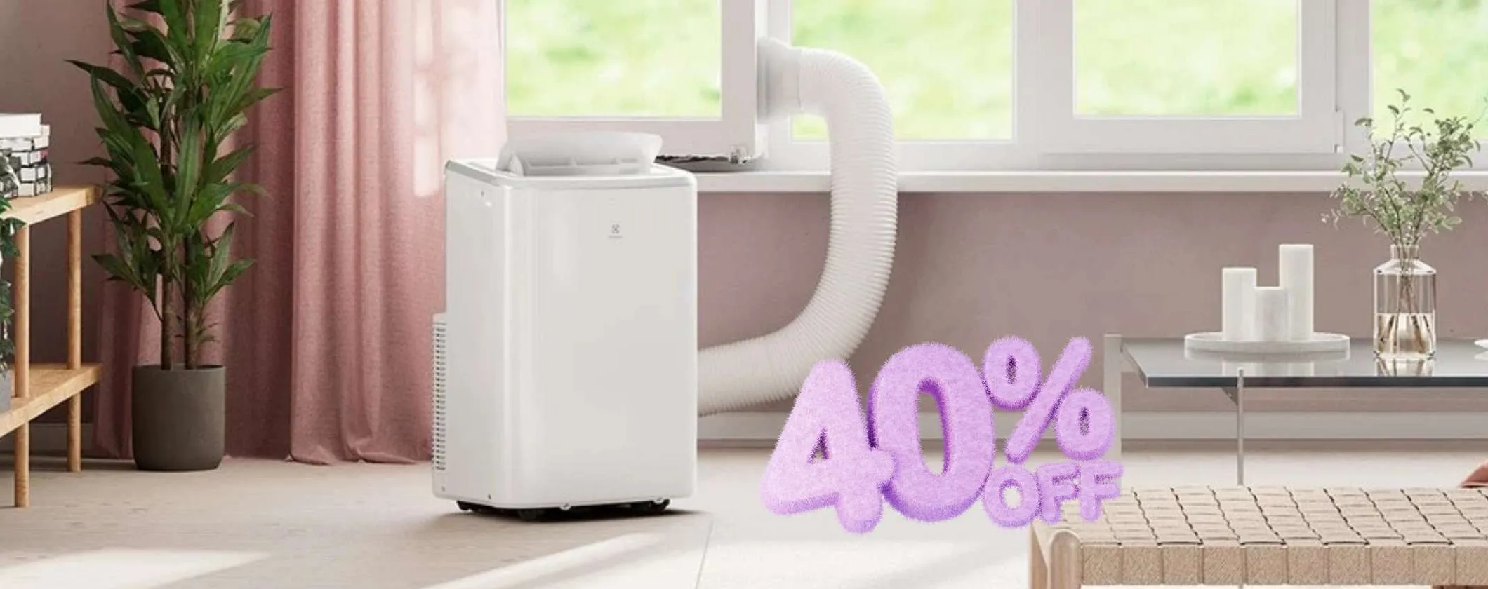 Raffresca le tue giornate con il condizionatore portatile Electrolux in doppio sconto