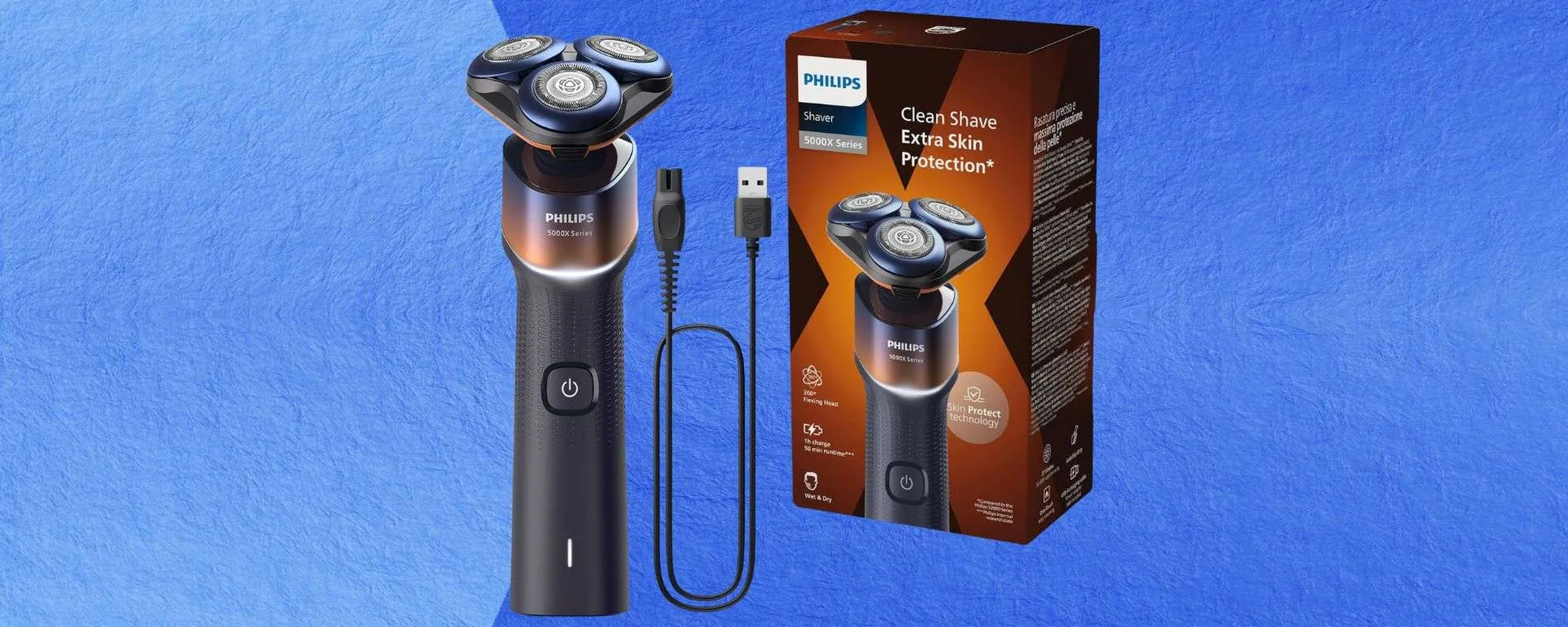 Philips Shaver 5000X: da 129,99 a soli 54,99 euro, devi correre (-58% su Amazon)