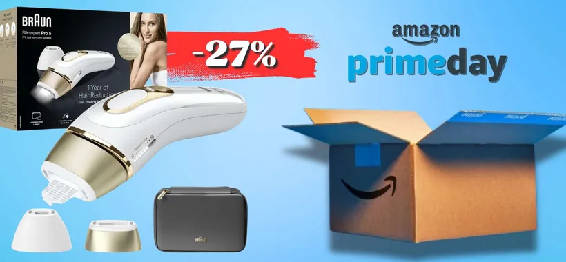 ADDIO ai peli e ceretta con Braun Silk·expert Pro 5, -27% Prime Day