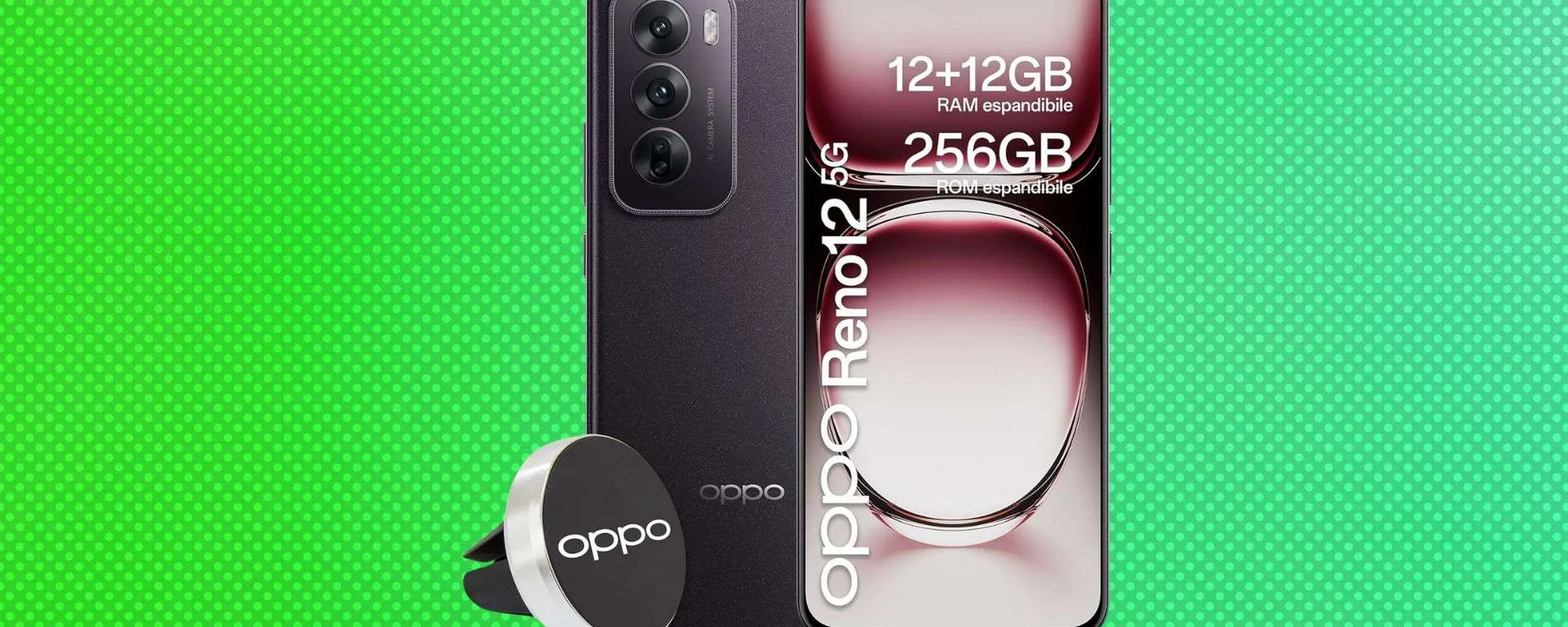 OPPO Reno12 5G in super offerta: oggi risparmi 100€ (Amazon)