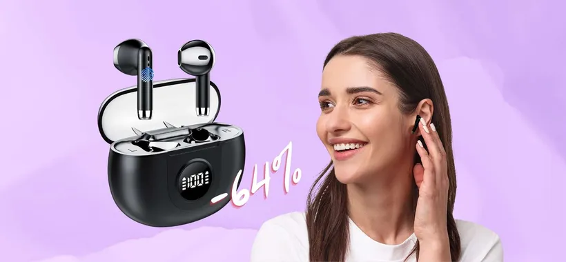Auricolari Bluetooth PLENDIDI in SCONTO del 64%, pochi pezzi disponibili