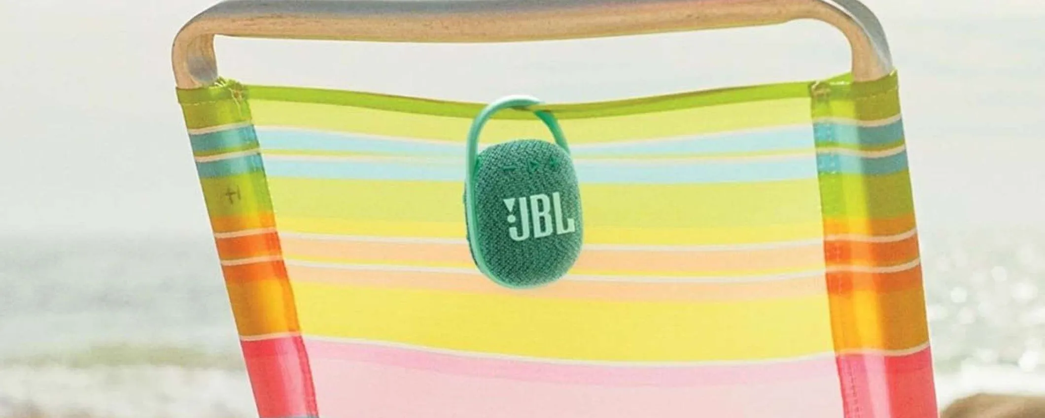 COMPATTO, RESISTENTE e con sound POTENTE: lo speaker JBL Clip 4 Eco a 45€ (-30%)