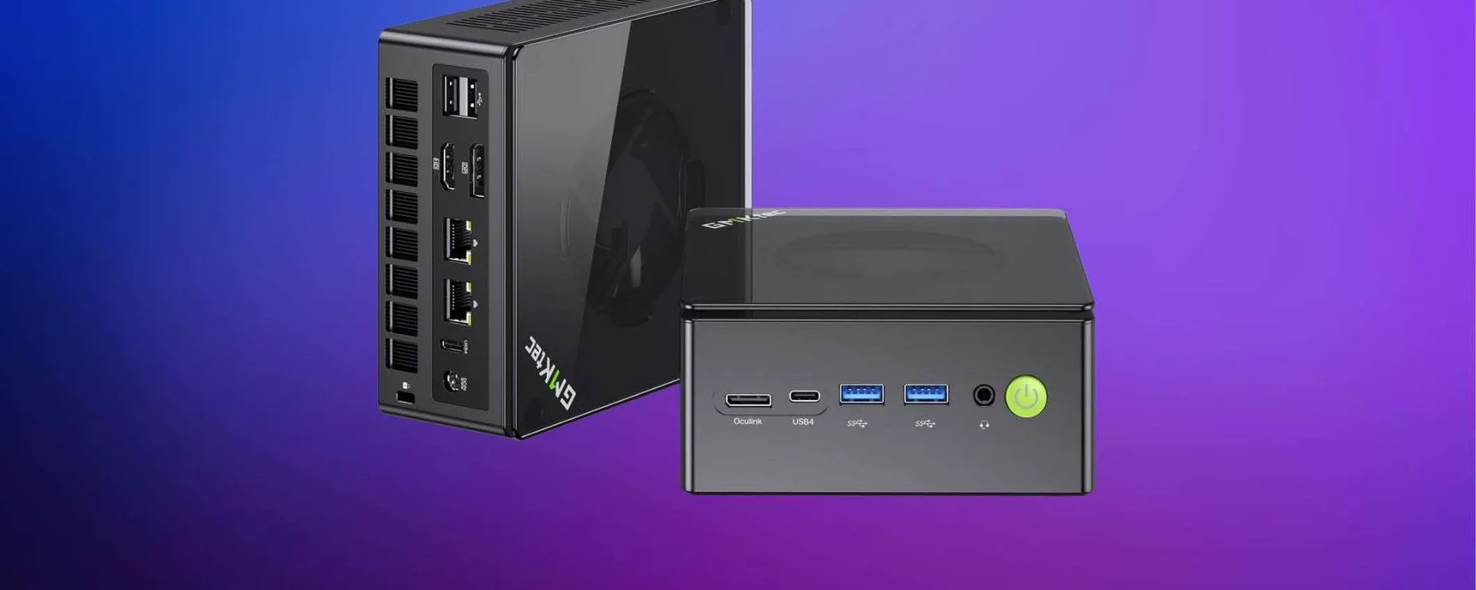 GMKtec Gaming Mini PC K8 Plus: potenza compatta con AMD Ryzen 7 e 32 GB di RAM