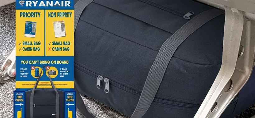 Soldi EXTRA per il bagaglio a mano in aereo ADDIO con questa genialata da 15€