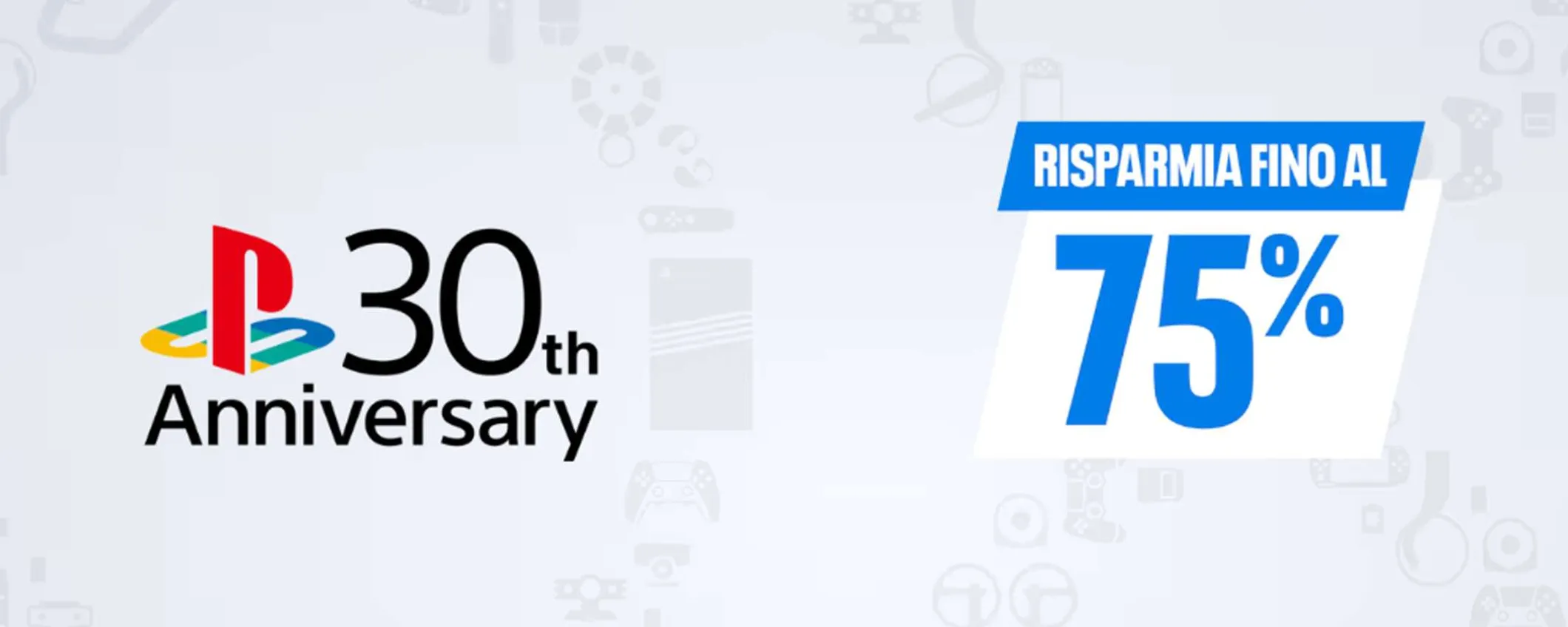 PlayStation compie 30 anni: promo e sconti fino al 75% su oltre 3.700 titoli