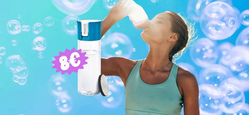 BRITA: borraccia filtrante e ti porti l'acqua buona dove vuoi con 8€