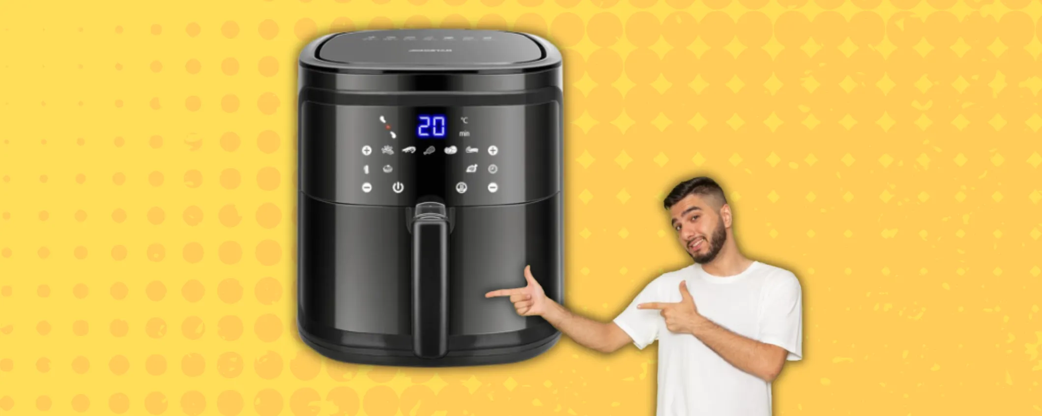 La friggitrice ad aria Aigostar in sconto