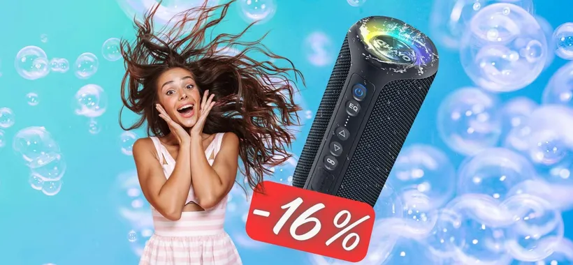 Cassa Bluetooth da 40W impermeabile con 30h di autonomia (-16%)