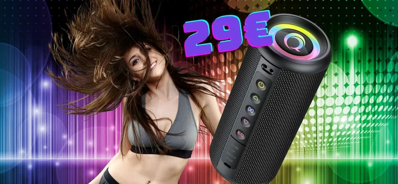 Cassa Bluetooth portatile da 20W con 20h di autonomia e impermeabilità (29€)