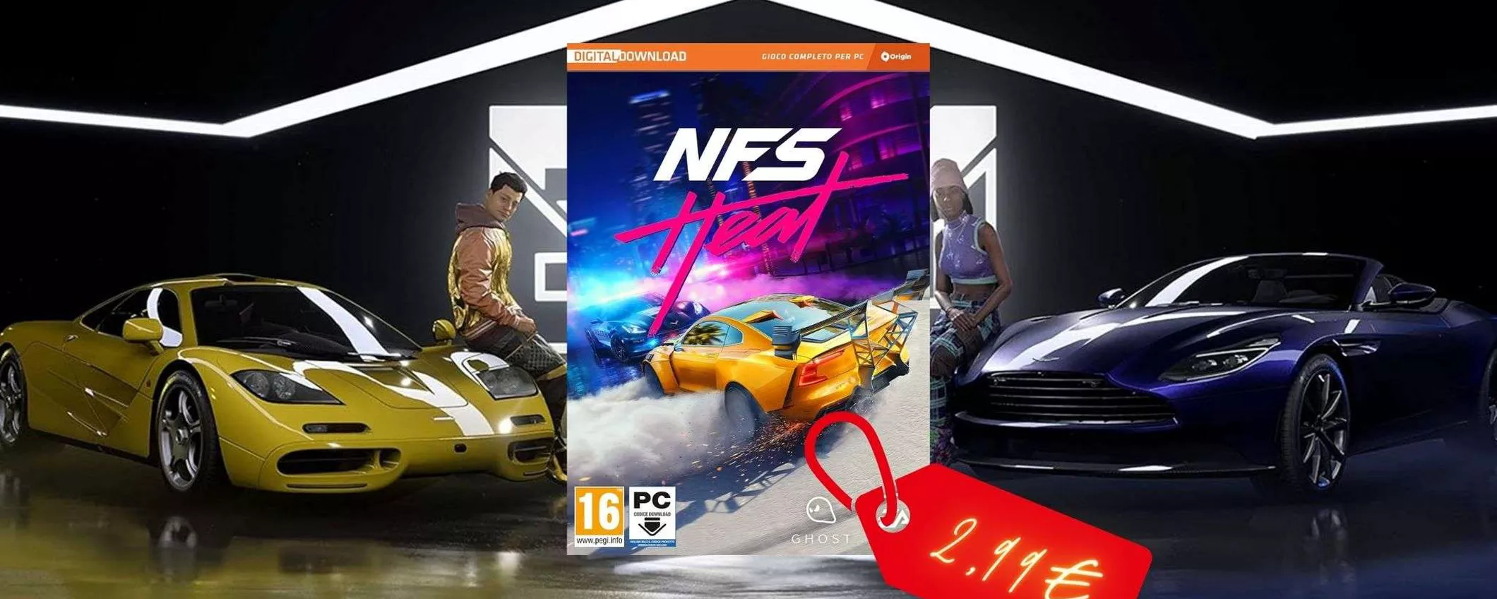 Need for Speed ​​Heat per PC: ERRORE PREZZO?  A soli 2,99€ su Amazon!