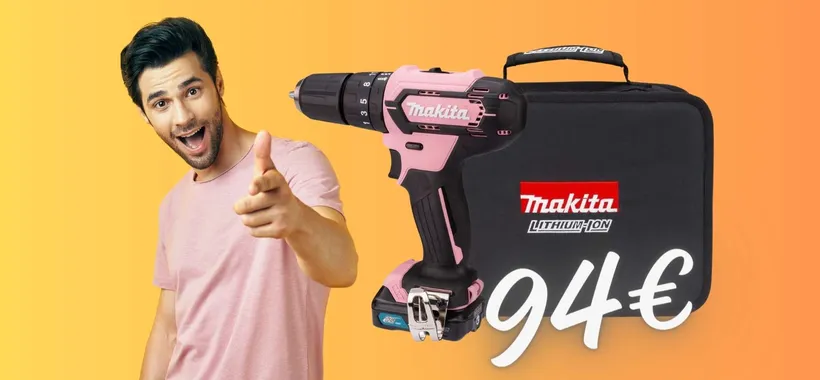 FOLLIA eBay: trapano avvitatore a percussione Makita tuo con 94€