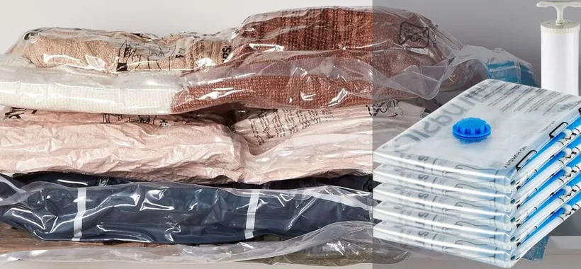 Sacchetti sottovuoto XL a prezzo WOW:  cambio di stagione FACILE (5 a 12€)