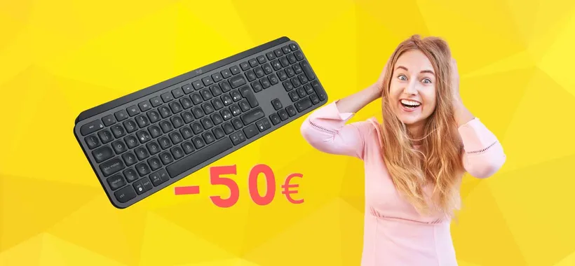 Torna in OFFERTA Logitech MX Keys, la tastiera wireless senza rivali