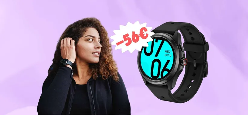 Ticwatch Pro 5 al suo MINIMO STORICO su Amazon (-56€)