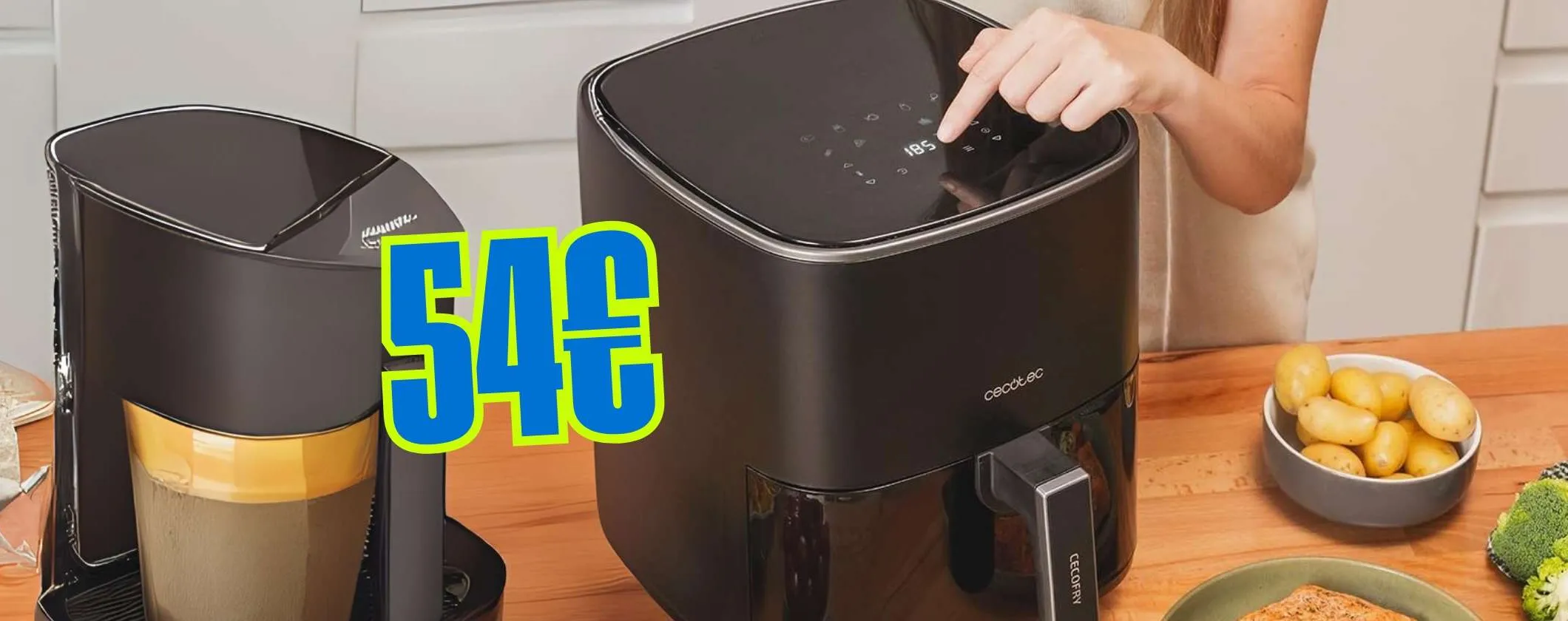 Cucina più sana ma gustosa con la friggitrice ad aria Cecotec ora a METÀ PREZZO