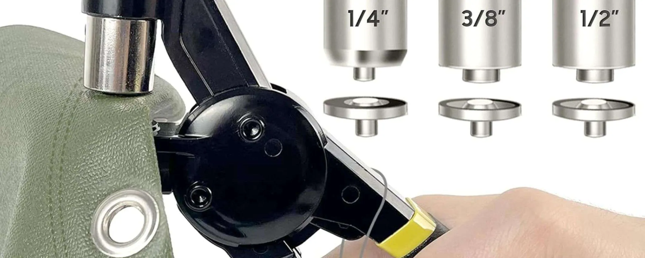 Set di pinze per occhielli di dimensioni diverse in offerta a tempo su Amazon